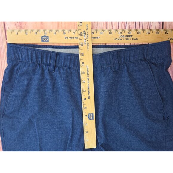 Under Armour Mens HeatGear Loose Fit Shorts 36 Navy Blue - Picture 5 of 6